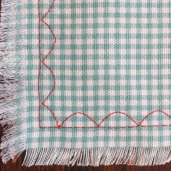 Handmade Ladybug Table Runner, 6 Reversible Placemats 6 Napkins - Picture 7 of 9